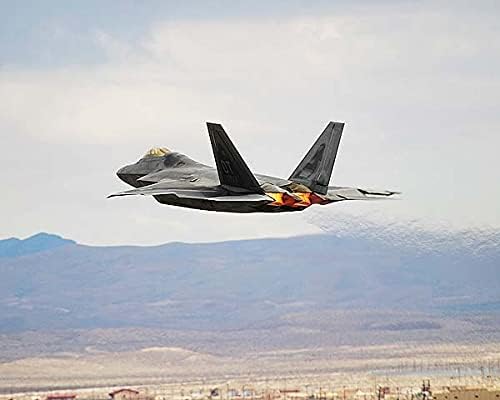 Фотоотпечаток F-22 Raptor с форсажной камера 11x14 от галогенида сребро