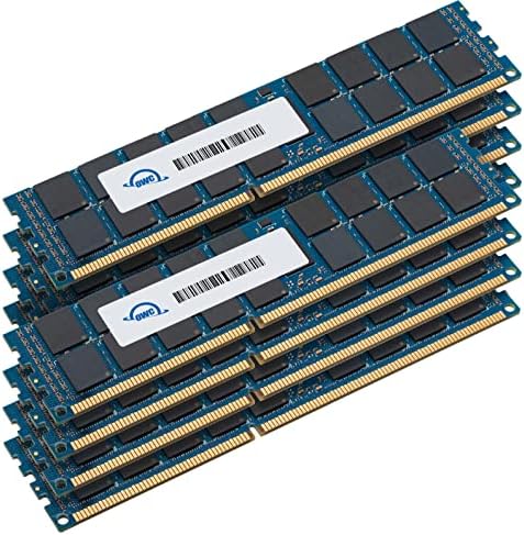 Памет OWC 256 GB (8x32 GB) PC21300 DDR4 ECC-R 2666 Mhz RDIMM, съвместима с 8-ядрен Mac Pro 2019 (OWC2666R3M256)