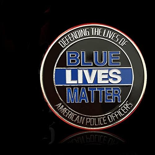 Сувенирни Монети на Съединените Щати Blue Lives Материята, Защищающая живота на американски полицаи, Възпоменателна