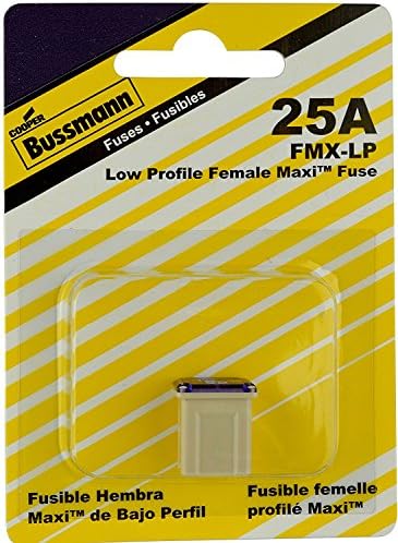 Предпазител Bussmann FMX-25 MAXI (гнездо Slow Blow - 25 А (бяло)), 1 опаковка