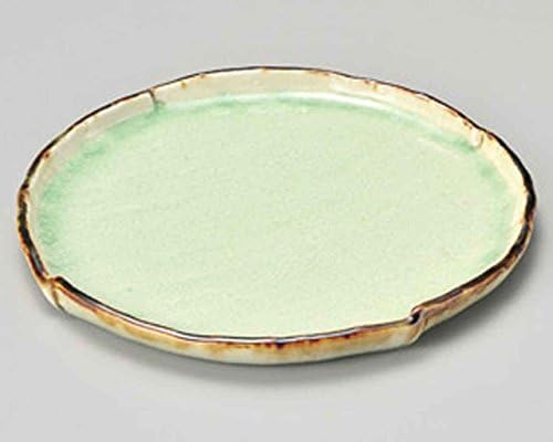 Комплект от 2 чинии за суши Suigyoku 8,6 см, Зелен порцелан, Произведено в Япония