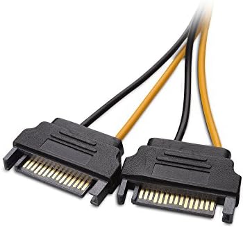 Кабел има стойност: 2 Комплекта 8-свържете захранващия кабел SATA (SATA-8-пинов PCIe) - 5 инча