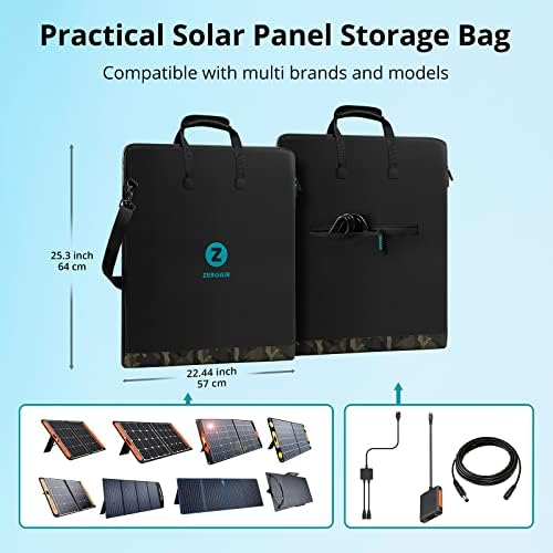 Чанти за съхранение на слънчеви генератори ZEROAIR, за Jackery SG1000, Разгледайте 1000 и SolarSaga капацитет