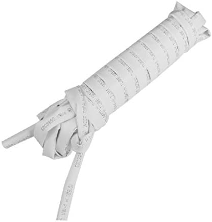 Стойност на X-DREE 2: 1 Свиване на тръбата е бяло, полиолефин-диаметър 6 мм с 4 м 13,1 фута (Съотношение 2: