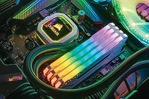 Настолна памет CORSAIR VENGEANCE RGB PRO 16GB (2x8GB) DDR4 3600MHz C18 LED - Бял