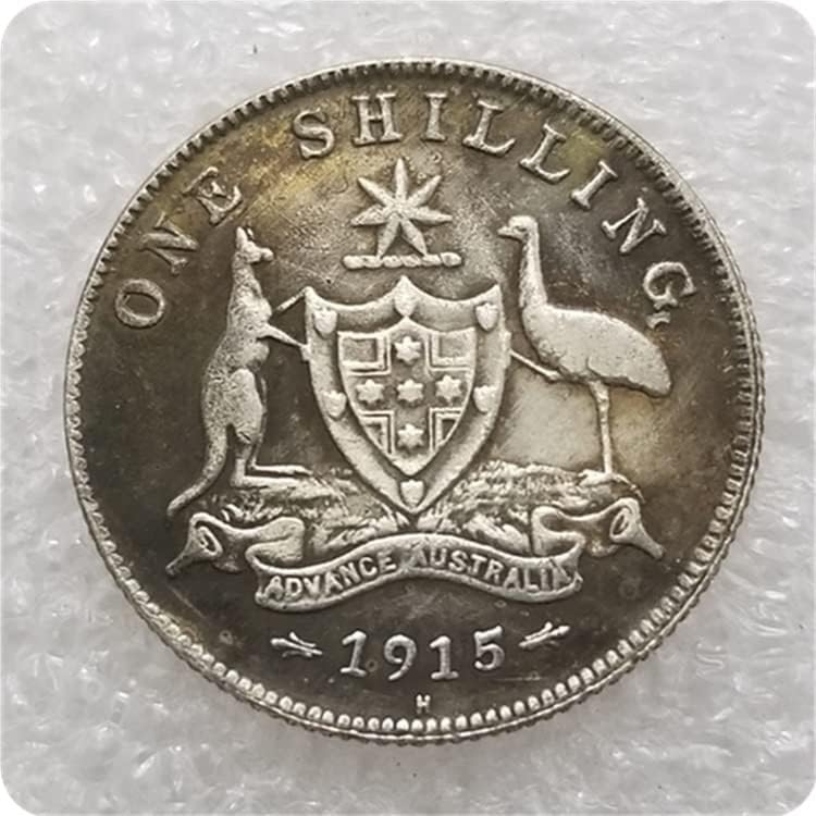 Старинни Занаяти Австралия 1915, 1915-H, 1921, 1933 Възпоменателни монети в австралийския Сребърен долар