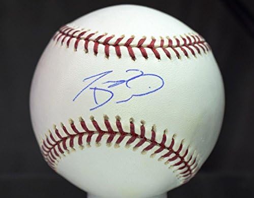 Джей Ди Дърбин Подписа Автентичен Автограф Mlb Tri Star Мейджър лийг Бейзбол - Бейзболни топки С Автографи