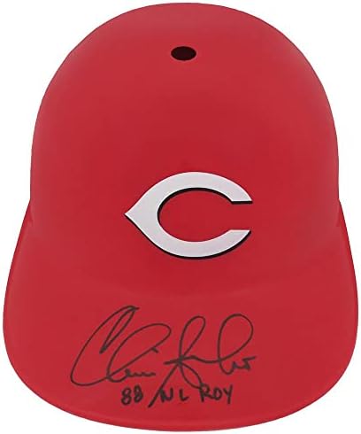 Крис Сабо Подписа Сувенири копие бейзбол шлем Cincinnati Maya с Бейсбольным Бэттингом w/88 NL ROY - Каски MLB