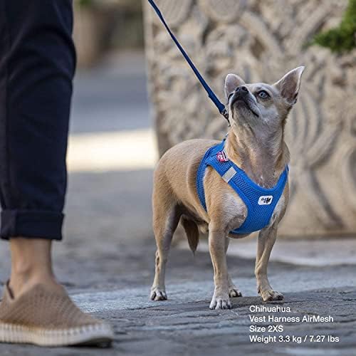 Шлейка от въздушна мрежа Curli Vest за Кучета, Голям, Кафяв