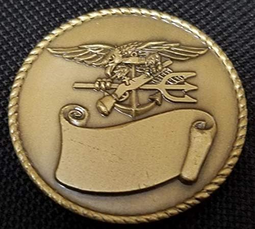 Екипът на превозни средства за доставка морски лъв на ВМС на САЩ Seal 2 SDVT-2 Challenge Coin