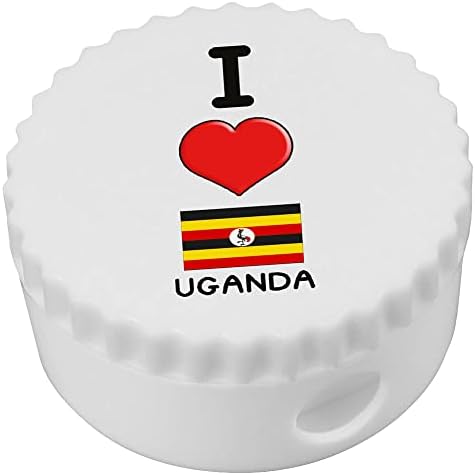 Компактен острилка за моливи Azeeda I Love Uganda (PS00032092)