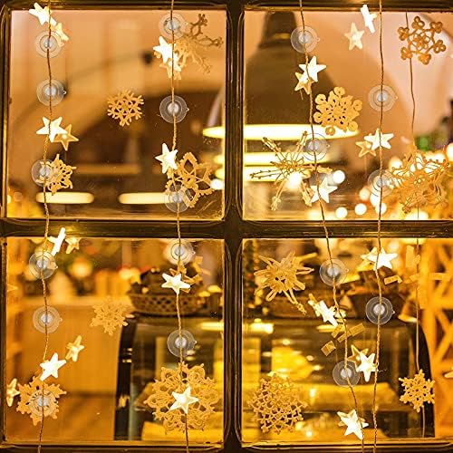 Saintrygo Коледна лампа на присоске, Мини-Прозорец Кука, Окачена лампа, Коледен клип на присоске, инструмент
