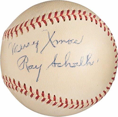 Най-добър сингъл на Рей Шалька с автограф на PSA DNA COA Американската лига бейзбол - Бейзболни топки с автографи