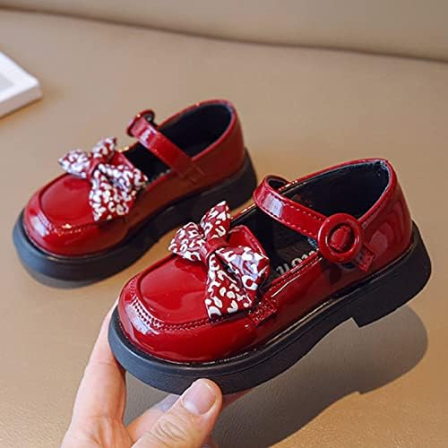 Модерен Пролетно-лятна Детска Ежедневни Обувки; Кожа Обувки За момичета В дебела подметка С Неплъзгащи се Деформира;