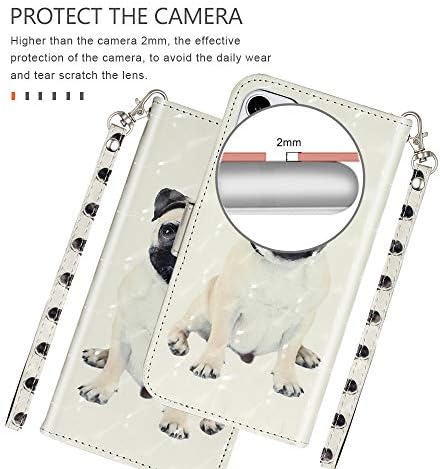 Чанта-портфейл IVY A42 5G 3D с панти капак за Samsung Galaxy A42 5G Case - Dog