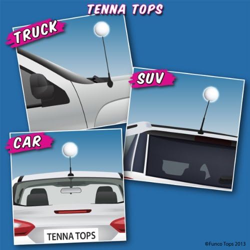 Tenna Върховете Обикновена Бяла Топка за автомобилната антена / Върхът на антена (Eva Занаятите Foam) с диаметър