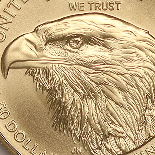 1986 - до Момента (Случаен година) 1 унция на американския златен орел Монета Скъпоценен камък, Без лечение