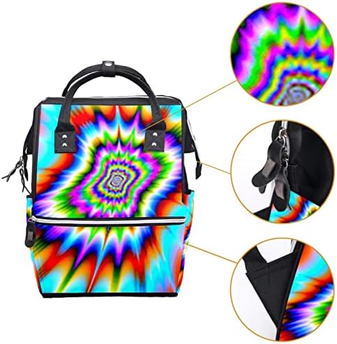 Пътен Раница GUEROTKR, Чанта за Памперси, Рюкзачные Чанти за памперси, абстрактни цветни художествен модел райе