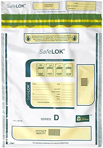 Пакети за съхранение на ControlTek SafeLOK със защита Срещу подправяне