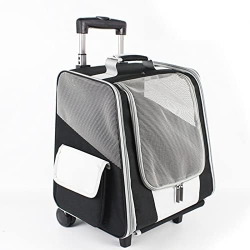 UXZDX CUJUX Преносима Чанта-Переноска Пътни Чанти за разходки Сгъваема Чанта-тролей Дишаща Багажа За колички
