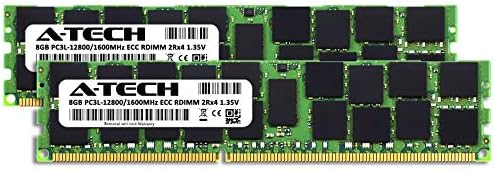 Комплект оперативна памет A-Tech обем 16 GB (2x8 GB) за Dell PowerEdge R410 - DDR3L 1600 Mhz PC3-12800 ECC с