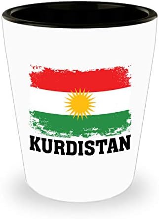 Чаша С Флага На Кюрдистан Забавни Подаръци - Кюрдски Флаг Гордост Родния Си Град, Гордостта На Страната, Пътуване,
