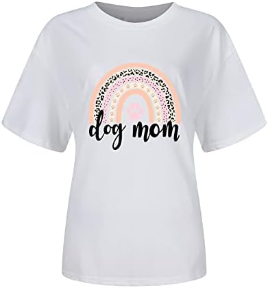 OVERMAL/ Дамски Тениски на Мама Life, Тениски С Графичен Дизайн, Забавни Тениски с Писмото Принтом, Ежедневна
