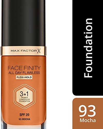 Безупречен Тонален крем Max Factor Facefinity 3 в 1 за целия ден, SPF 20, 093 мока, 7,05 грама