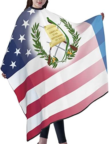 Фризьорски салон Наметало Професионални Пелерини за Салон Прически, Американски Флаг и Гватемала Голяма Фризьорски
