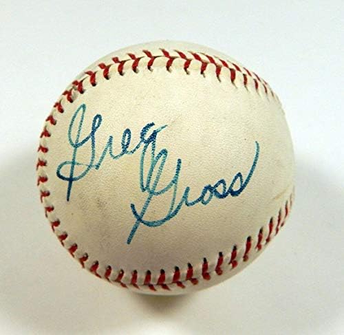 Автограф на Грег Гросса за Бейзбол DP03965 - Бейзболни Топки С Автографи