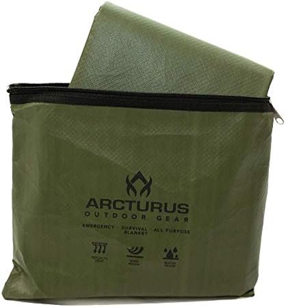 Одеало за оцеляване Arcturus Heavy Duty - Термоотражающий брезент с изолация - 60 x 82. Всепогодное многократна