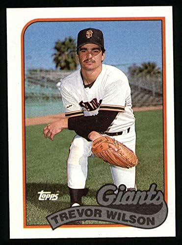 1989 Topps 783 Тревър Уилсън Сан Франциско Джайентс (Бейзболна картичка) Ню Йорк / MT Джайънтс