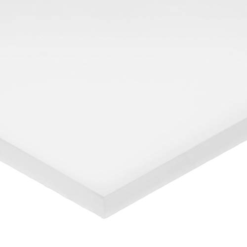 САЩ за запечатване на ЕДРО -PS-UHMW-406 Бял лист от полиетилен UHMW, височина 2-1/ 2 ширина 12, дължина 12