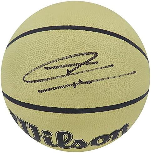 Тайлър Херро Подписа Уилсън Gold Баскетбол НБА Баскетболни Топки с Автографи