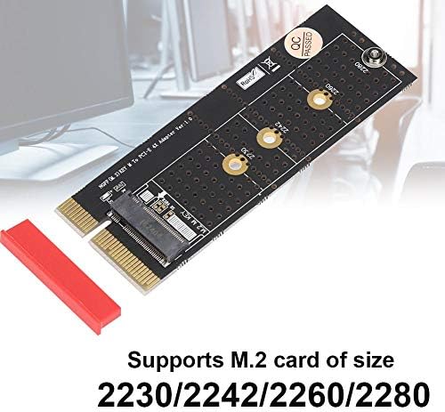 ASHATA PCI-E Странично Card, M. 2 Nvme Ключ M SSD за PCI-E 4X Вертикална Странично Карта с радиатор за M. 2