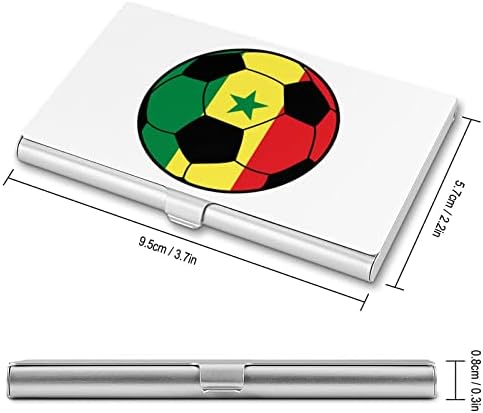 Сенегальский футболен бизнес, притежател на лична карта, калъф за сельмы, професионален метален джоб-органайзер