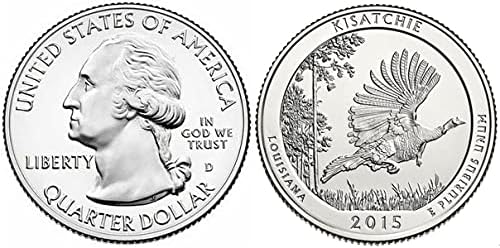 Монета на Национален парк на САЩ. № 27. Горски парк Китсач. 2015. 25 Цента