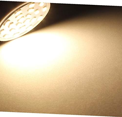 Нов Lon0167 MR16 SMD 5050 24 светодиода Стъклена Энергосберегающая Led лампа Топло бял цвят ac 220 v 3 W (MR16