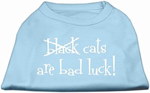 Риза с Трафаретным Принтом Black Cats is Bad Luck Baby Blue Xxxl20