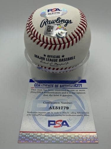 Эддисон Рийд Уайт Сокс Метс Подписа Автограф Официален Представител на MLB Бейзбол PSA DNA - Бейзболни топки