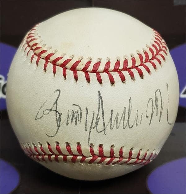 Бейзбол с автограф на Брейди Андерсън (легенда на Балтимор Ориолз ЕЛ Топка РОМЛБ) - Бейзболни топки с автографи