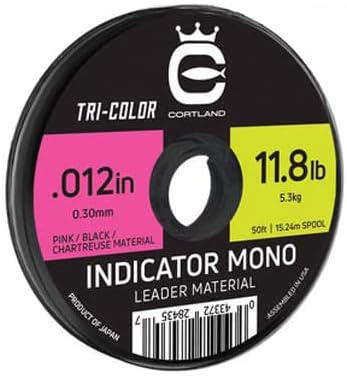 Индикатор Cortland Mono Leader Трицветна - 50 метра