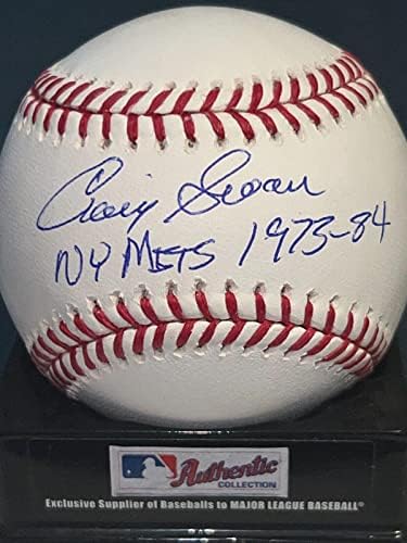 Крейг Суон Ню Йорк Метс 1973-84 Подписан Oml Бейзбол Бейзболни топки с автографи