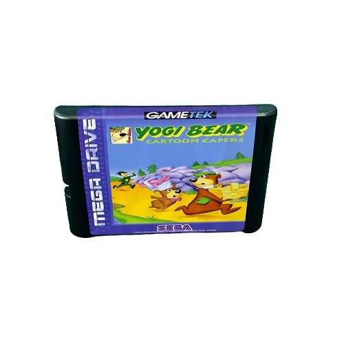Aditi Yogi Bear - 16-битов игри касета MD конзола За MegaDrive Genesis (калъф за САЩ и ЕС)