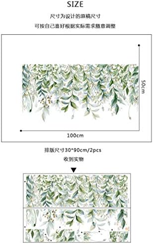 Amaonm 3D Подвижни Висящи Зелени Листа Стенен Декор Стикери за Стена Растения Листата са Стенни Стикери Стенописи