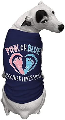 Розова Или Синя риза Brother Обича You - Dog (Тъмно синьо, средно)