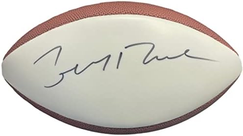 Футболна топка на бял панел с Автограф Джери Райс - Футболни топки С Автографи
