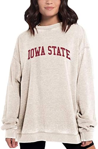 жена, мек вълнен плат Пуловер chicka-d NCAA с ефекта на Прегаряне