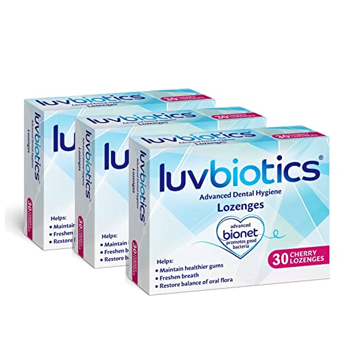 Череша пастилки Luvbiotics с пробиотиками и ксилитол Допринасят за поддържане на здравословно микробиома на