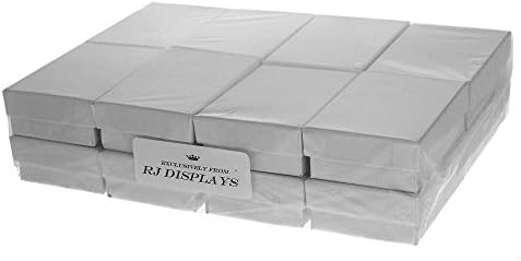 25 Опаковки Памучни Спирала Кутии от Бяла хартия и картон Джобни Часовници, Бижута, идеи за Подаръци и Търговците
